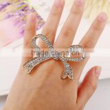 Fashion jewelry bowknot ring wedding rings