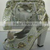 Set of Ladies Handbag and Women's Shoes 4 Different Colors New Design