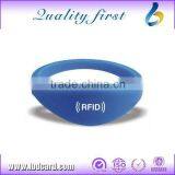 Durable NFC Wristbands Ntag216 13.56MHz Bracelets