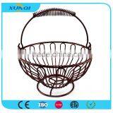 Metal Wire Fruit Basket with Handle DSCN1414