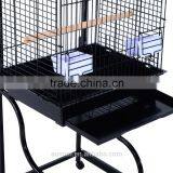 Pawhut 58" Bird Cage - Black thumbnail-5
