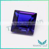 10x10mm 113# Burma Blue Square Step Cut Spinel Loose Stone thumbnail-3