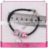 Custom Leather Luminous Bracelet, Hot Sale Bracelet of Leather thumbnail-3