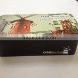 Beautiful and Lovely Fationable Rectangular Tin Can