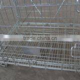 Best-selling Metal Wire Mesh Container With 4 Legs Metal Storage Cage thumbnail-3