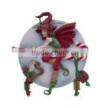 Personalized Handmade Painted Decorative Resin Halloween Holiday Witch Statue thumbnail-1