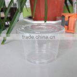 Milky White Mini Disposable Plastic Dessert Cup With Cover thumbnail-5