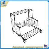 3-Tier Floor Standing Metal Flower Pot Display Holder thumbnail-3