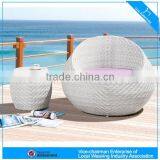 Leisure Garden Sunbed Wicker Beach Sun Bed thumbnail-1