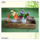 Sale Large Colored Pine Rectangle Wooden Food Crates thumbnail-4