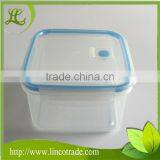 Microwave 1600ml Plastic PP Square Preservation Box With Lock thumbnail-1