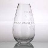 Hand Carved Crystal Glass Vase thumbnail-6