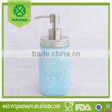 New Design Mason Jar Soap Dispenser With Stainless Steel Lid thumbnail-1
