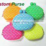 Cheap Promotional Mini Silicone Purse Coin Bag thumbnail-1