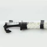 Hot Sale Mens PU Leather Bracelet Handmade Anchor Bracelet thumbnail-3