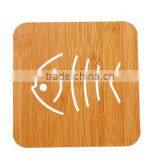High Grade Cute Small Kichen Wood Tray for Cup thumbnail-5