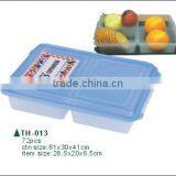 pp Lunch Box Food Container,3 Compartment Bento Box thumbnail-2
