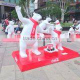 Outdoor Fiberglass Bear Sculpture for Playground thumbnail-1