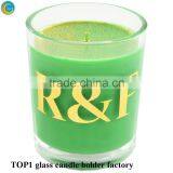 Scented Frosted Glass Jar Handmade Soy Candle thumbnail-3