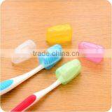 Wholesale 5 Pcs Plastic Colorful Toothbrush Head Cover Travel Toothbrush Case Toothbrush Cap thumbnail-1