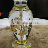 New Design High Quality Modern Crystal Table Lamp With Glaze Flower thumbnail-3