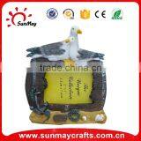 Resin Customized Photo Frame With Bird Figurine thumbnail-1