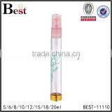 Cosmetic 5ml 10ml 20ml Screen Printing Golden Bottom Perfume Bottle Empty Clear Glass Bottle of Fragrance Perfume thumbnail-4