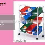 Simple of Stainless Steel Food Drink Retail Bottle Display Rack thumbnail-1