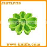 9 Cavities Sunflower Shaped Silicone Cake Mould,silicone Storage Tray thumbnail-1