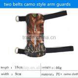 PU And Cowhide Archery Hunting Safe Arm Guards With 2 ,3 and 4 Straps thumbnail-6