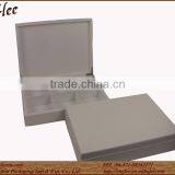 Gray 6 Compartment Solid Wooden Tea Box Packing Box thumbnail-2