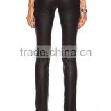 New Womens Sexy Black Tight Skinny Leather Pant Lambskin 4 6 8 10 12 14 16 thumbnail-4