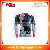 Hongen Apparel Sublimationed Lycra Fabric MMA Rash Guard thumbnail-1