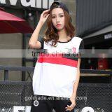 2016 Hot Sale Summer Casual Women t Shirt Custom Fashion Printing t Shirt for Women thumbnail-3