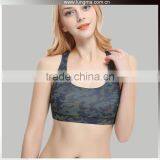 Pro Womens Ladies Training Custom Logo Cheap Wholesale White Sports Bra thumbnail-1