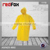 Hi Vis Red Working Pvc Rain Cape Poncho Spot Sales thumbnail-6
