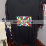 Music Party Sound Activated Flashing Lighting LED DJ T Shirt thumbnail-3