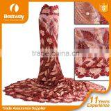 Bestway Hot Selling Beaded Bridal Lace Trimmings For Dress With Pearls FL0192 thumbnail-1