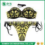 2017 Latest Design Hot Sexy Swimwear Women Printed Bikini thumbnail-2
