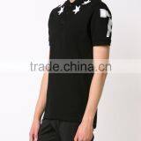 High Quality Star Patch t Shirt Polo for Men Wholesale China thumbnail-2