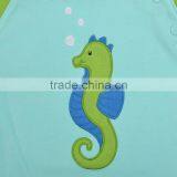 2017 New Design Baby Clothes Romper Organic Cotton Summer Baby Romper thumbnail-3