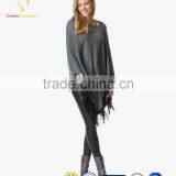 Women Fashion Wool Knitted Poncho Hand Knitted Poncho thumbnail-2