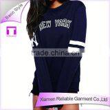 Cheap Blue Bulk Long Sleeve Plain Hoodies thumbnail-1
