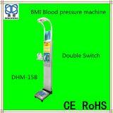 DHM-15B Ultrasonic Coin Operated Height and Weight Scale With BMI Blood Pressure Machine and Printing thumbnail-3