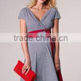 High Quality Maternity Clothes Short Sleeve Breathable Summer Plu Size Casual Tunic Maternity Dress thumbnail-1