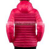 Women Outdoor Blank Hooded Varsity Jacket Quilted Down Jacket for Winters thumbnail-2