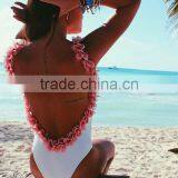 Runwaylover 5113 Ladies Sexy Bodsuit Sexy Rose Floral Bodysuit thumbnail-1