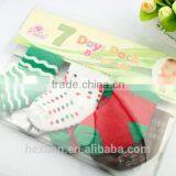 7pairs/pack Baby Socks,comfortable Baby Cartoon Socks, Cotton Baby Socks for 2015 Chrismas thumbnail-4