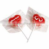 USA Made Heart-Shaped Lollipop - Non-melt, Individually Wrapped and Comes With Your Logo thumbnail-1