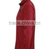 100% Cotton Design China Made Black Brim Mens Maroon Color Cotton Shirt thumbnail-2